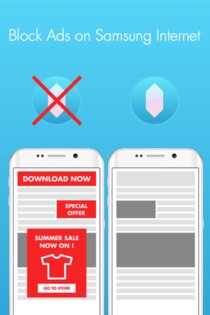 Crystal Adblock для Samsung Internet 2.6.8. Скриншот 1