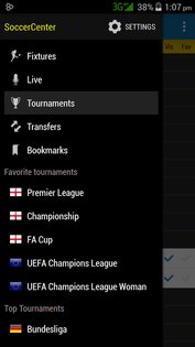 Soccer Center – результаты матчей 4.2.8. Скриншот 1
