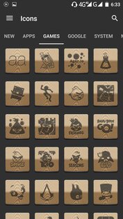 Square Wood — Icon Pack 1.6. Скриншот 2