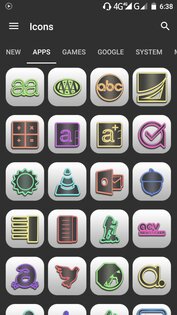 Simple on Grey UI — Icon Pack 1.0. Скриншот 1