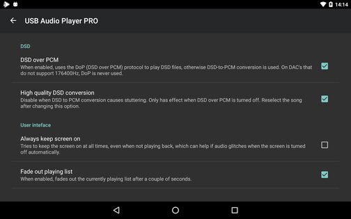 USB Audio Player PRO 3.3.6. Скриншот 21