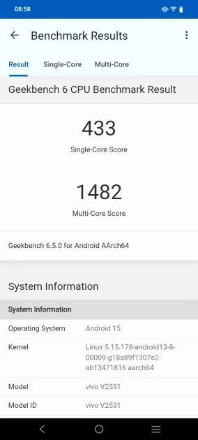 Прочный корпус и выносливая батарея за разумные деньги: обзор vivo Y04s — Производительность и тесты. 2