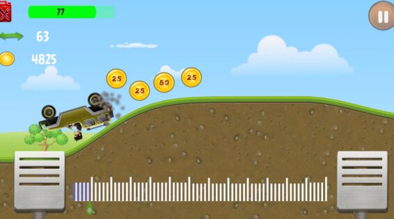 Безумные Гонки на Холмах. Скриншот 1