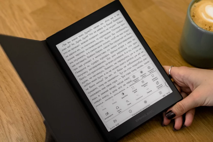 Больше, чем просто электронная книга: обзор «ОНИКС БУКС Кон-Тики 5» с полноценным Android и Wi-Fi — Дисплей и прошивка. 9