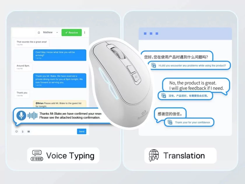 Redragon выпустила BM4195 — «умную компьютерную мышь с искусственным интеллектом»