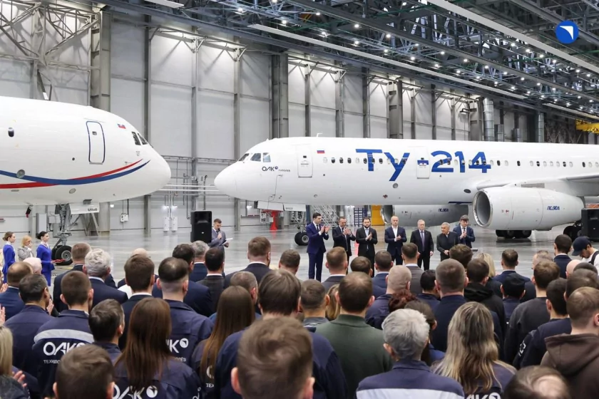 Импортозамещённый ТУ-214 готов принимать пассажиров: самолёт прошёл сертификацию