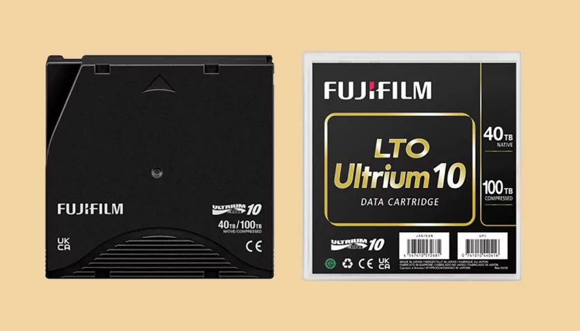 Fujifilm выпустила ленточную кассету LTO-10 на 40–100 ТБ: магнитное хранение данных возвращается
