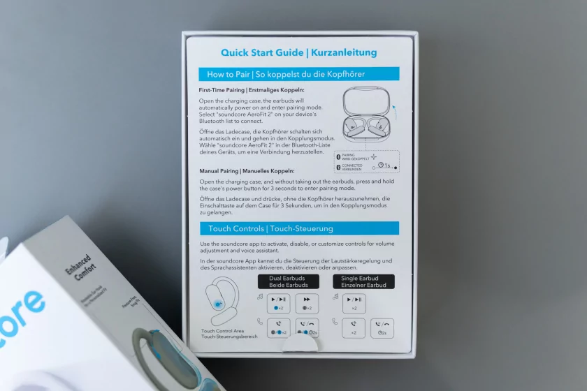 Спортивные и направляют звук прямо в ухо: обзор наушников Soundcore AeroFit 2 с регулируемой посадкой — Комплект поставки. 3