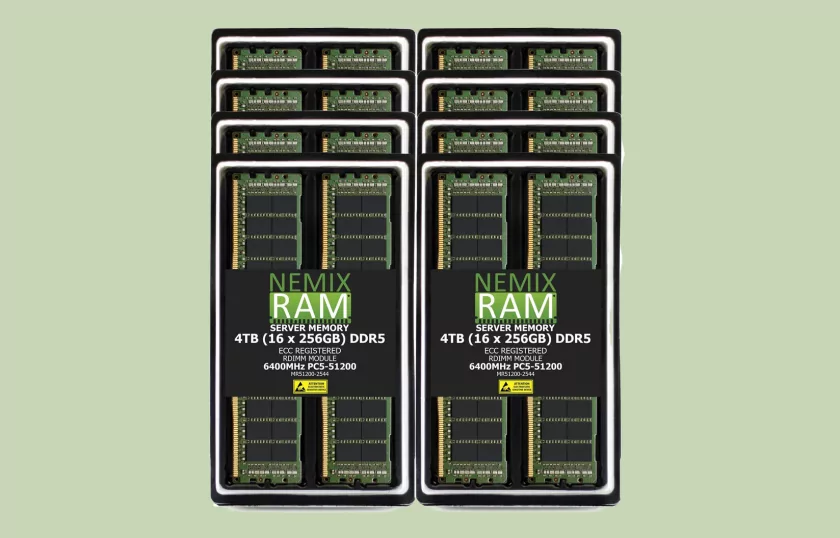 Представлен комплект оперативной памяти DDR5 RDIMM объёмом 4 ТБ: сколько стоит