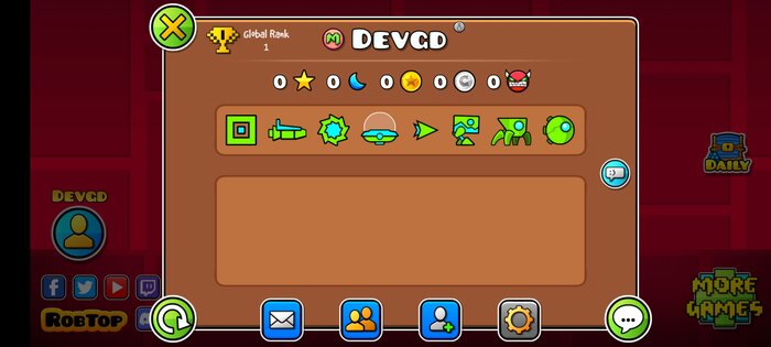 GD Private Server 2.2.143. Скриншот 1