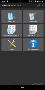 MIFARE Classic Tool 4.2.3. Скриншот 1
