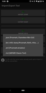 MIFARE Classic Tool 4.2.3. Скриншот 8