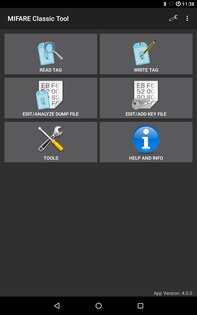 MIFARE Classic Tool 4.2.3. Скриншот 9