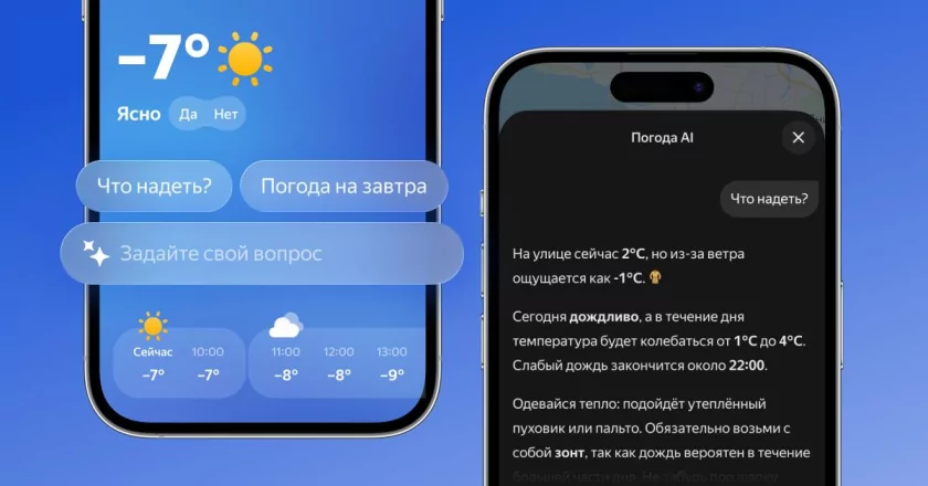 В Яндекс Погоде появится новая нейросеть: ИИ-чат поможет подобрать одежду
