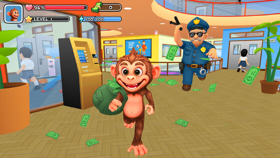 Monkey Student School Prank 1.0.3. Скриншот 4