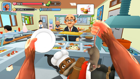 Monkey Student School Prank 1.0.3. Скриншот 15