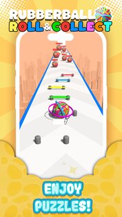 Rubber Ball Roll & Collect 1.0.0. Скриншот 1