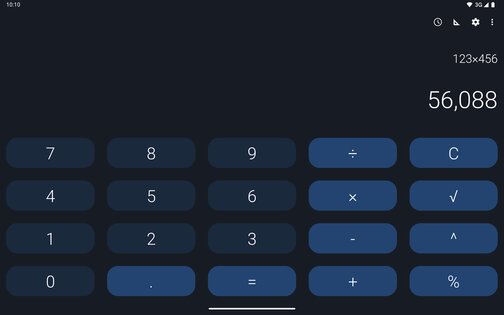 Fossify Calculator 1.3.0. Скриншот 6