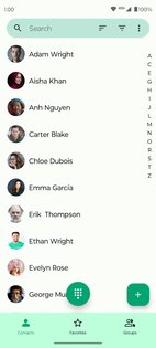 Fossify Contacts 1.5.0. Скриншот 1