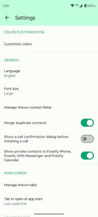 Fossify Contacts 1.5.0. Скриншот 6