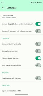 Fossify Contacts 1.5.0. Скриншот 7