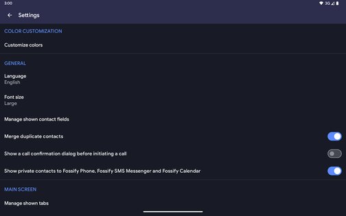 Fossify Contacts 1.5.0. Скриншот 12
