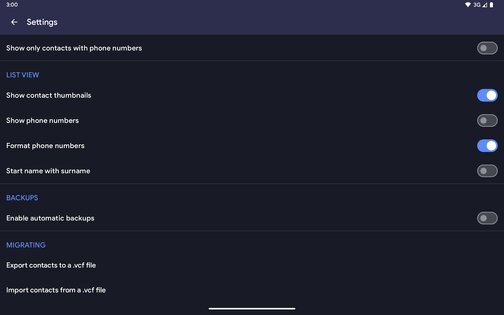 Fossify Contacts 1.5.0. Скриншот 13
