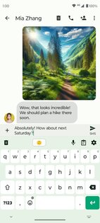 Fossify Keyboard 1.8.0. Скриншот 1