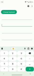 Fossify Keyboard 1.8.0. Скриншот 3