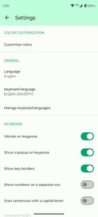 Fossify Keyboard 1.8.0. Скриншот 4