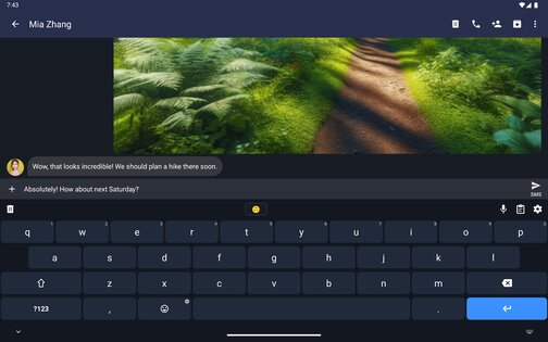 Fossify Keyboard 1.8.0. Скриншот 6
