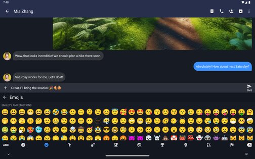 Fossify Keyboard 1.8.0. Скриншот 7