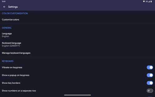 Fossify Keyboard 1.8.0. Скриншот 9