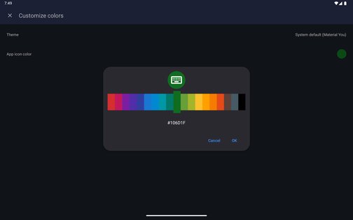 Fossify Keyboard 1.8.0. Скриншот 10