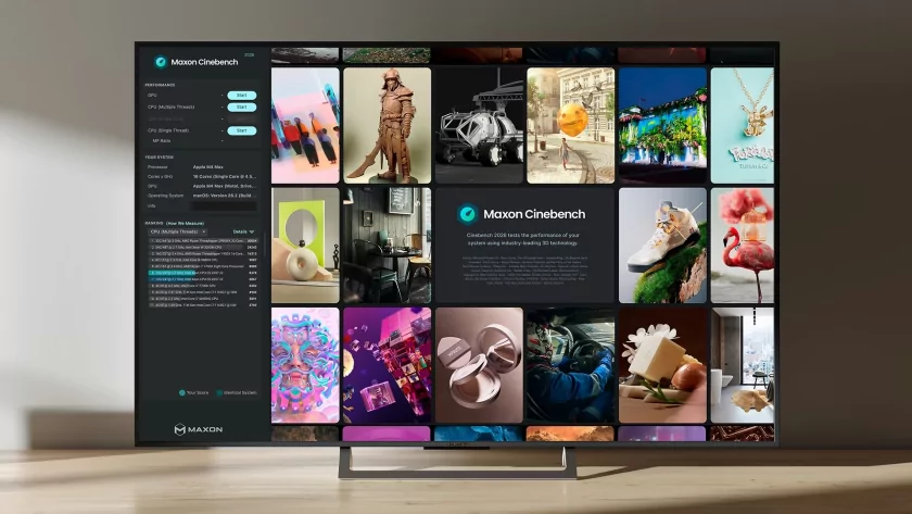 Maxon представила Cinebench 2026: новейший бенчмарк для оценки процессоров и видеокарт