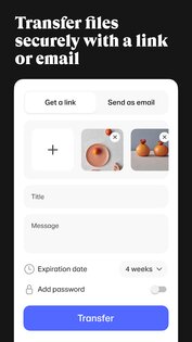 WeTransfer 3.3.1. Скриншот 2