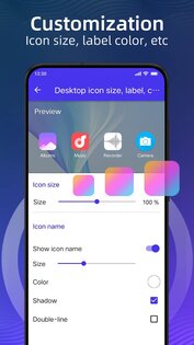 Pie Launcher 13.4.1. Скриншот 8