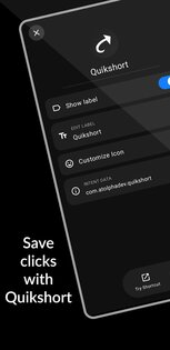 Quikshort: Shortcut Creator 1.9.6. Скриншот 3