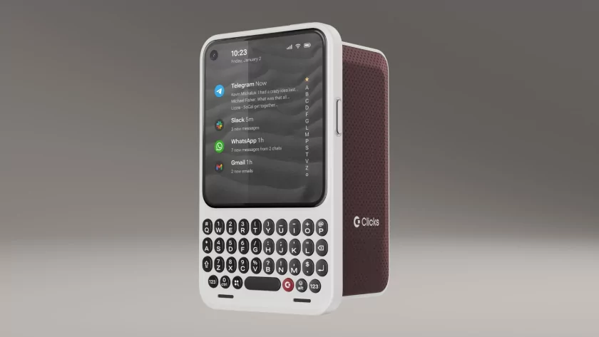 Квадратный экран и QWERTY-клавиатура в стиле BlackBerry — анонсирован Clicks Communicator