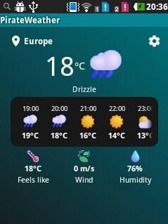 PirateWeather 0.1.0. Скриншот 1