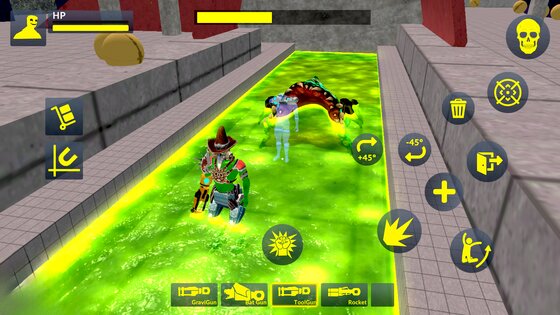 Green Sandbox Ragdoll 0.5.1. Скриншот 2