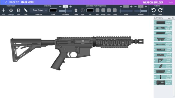 Weapon Builder 2 0.38. Скриншот 6