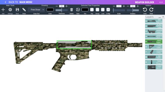 Weapon Builder 2 0.38. Скриншот 10