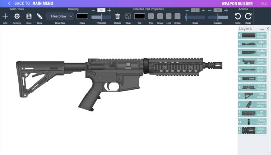 Weapon Builder 2 0.38. Скриншот 11