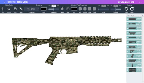 Weapon Builder 2 0.38. Скриншот 14