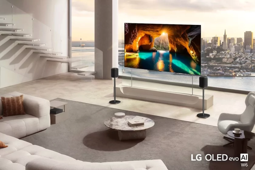 LG представила OLED evo W6: ультратонкий беспроводной телевизор с ИИ на борту