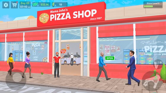Pizza Shop Simulator 3D 0.6.4. Скриншот 1