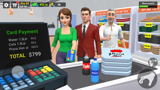 Pizza Shop Simulator 3D 0.6.4. Скриншот 3
