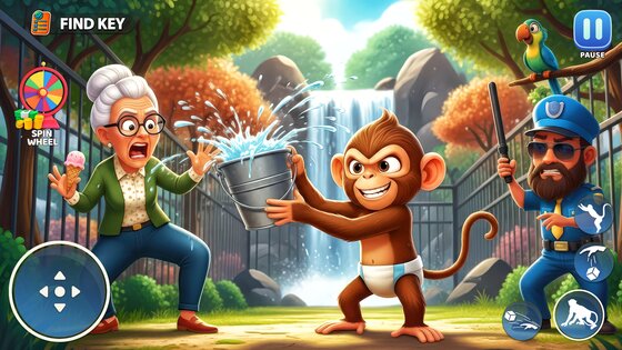 I'M Naughty Monkey Prankster 0.12. Скриншот 22