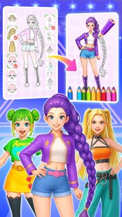 Игра Принцессы: Раскраска 1.17.4.2. Скриншот 9